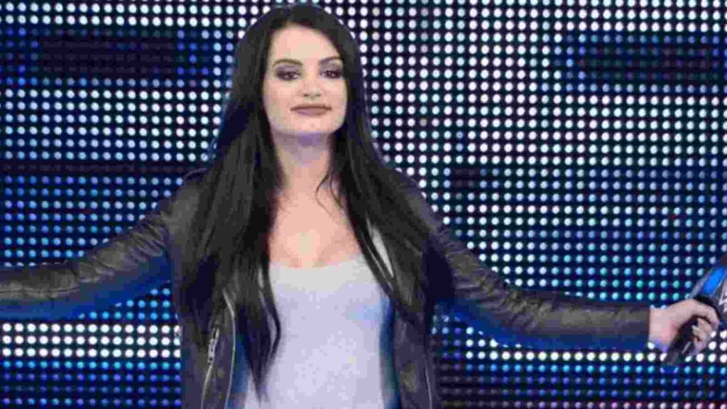 Paige in WWE after her retirement