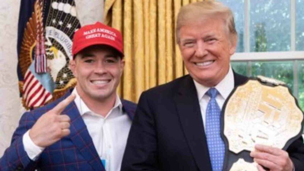 Colby Covington and Donald Trump