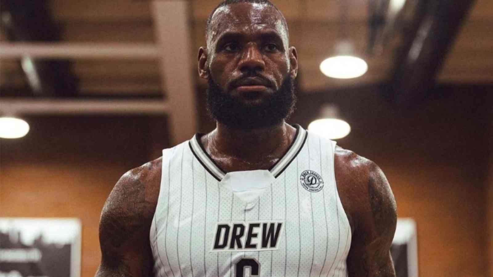 Watch: LeBron James gets accused of ‘DIRTY PLAY’ in viral video from Drew League 