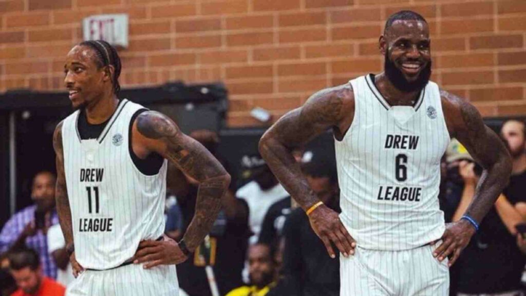 Demar Derozan and Lebron James