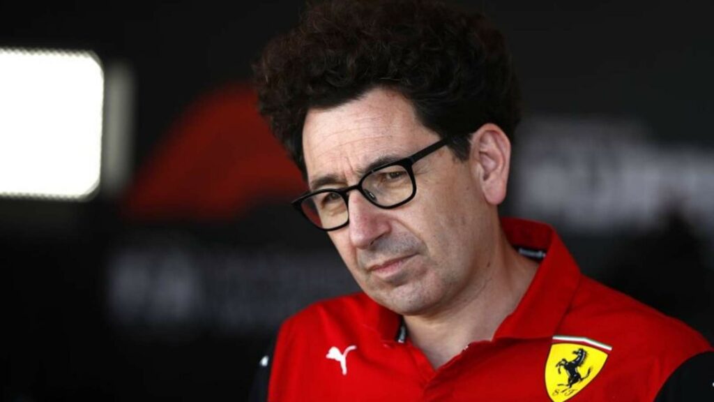 Ferrari team principal Mattia Binotto