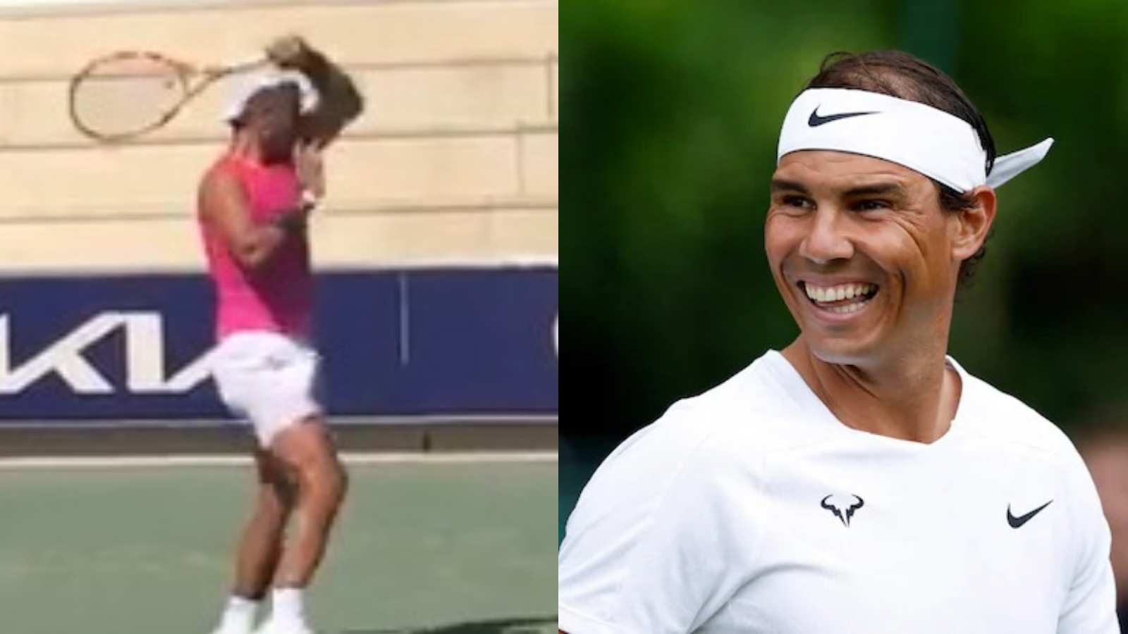 WATCH: “Life is beautiful again” Fans in ecstasy as Rafael Nadal steps onto the court to prepare for the North American hard court swing