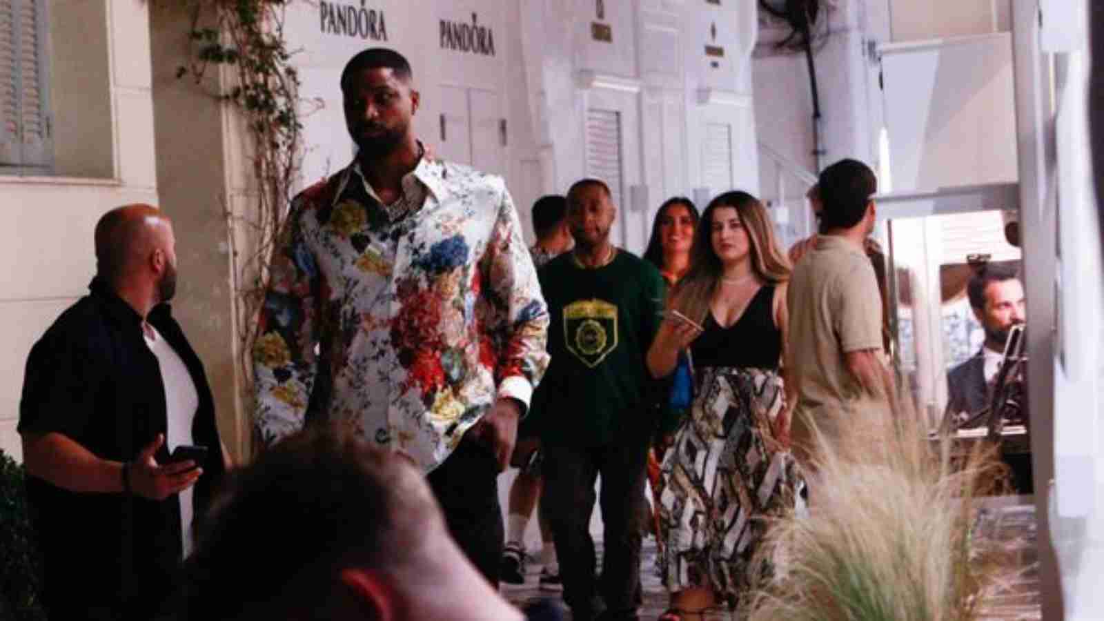 “He has a CHEATING sickness” Tristan Thompson holds hand with mysterious woman after Khloe Kardashian gets pregnant