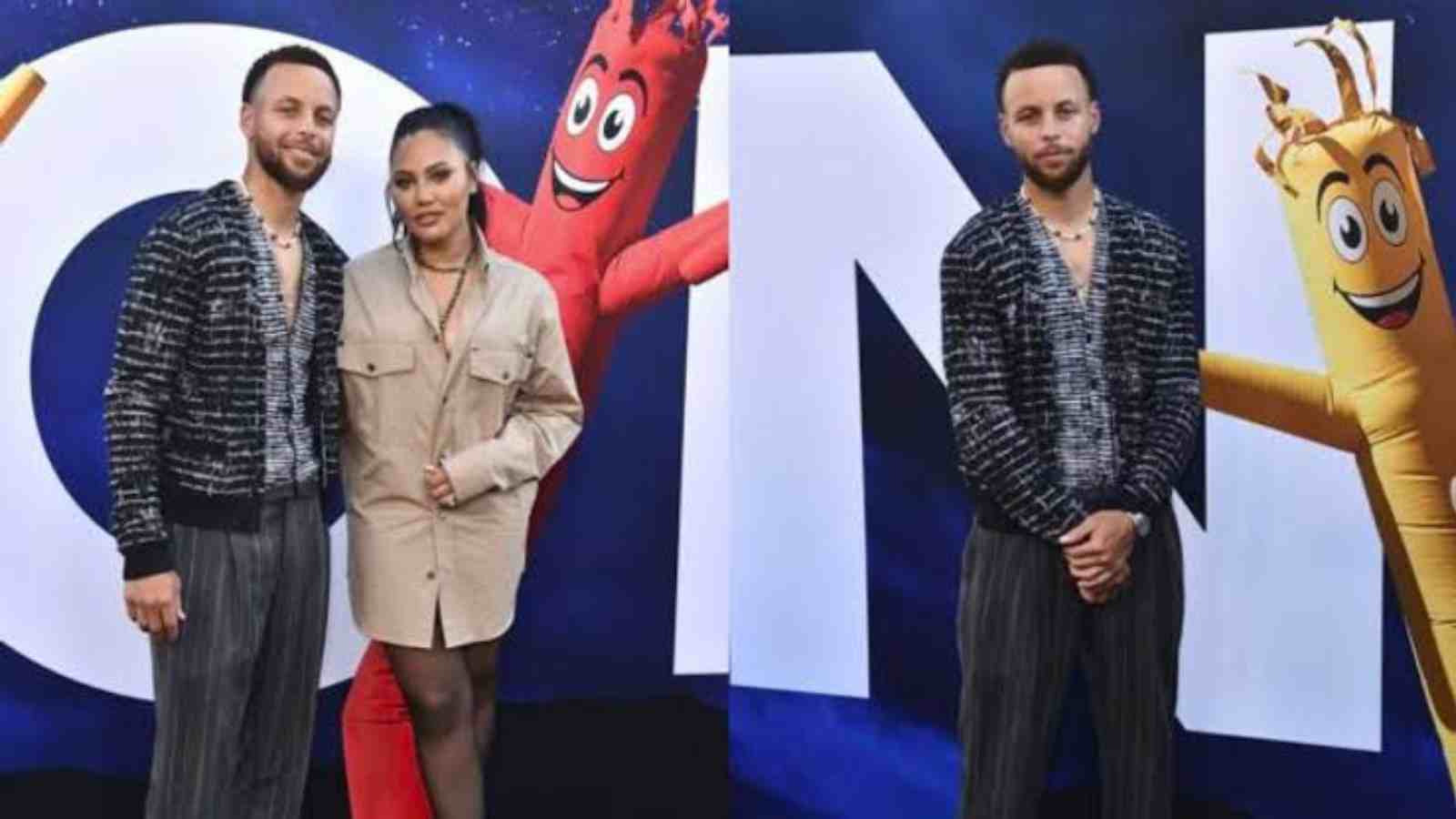 “Earning $48 Million only to wear 70s p*rn outfit” Stephen Curry gets roasted by NBA Fans for questionable fashion statement