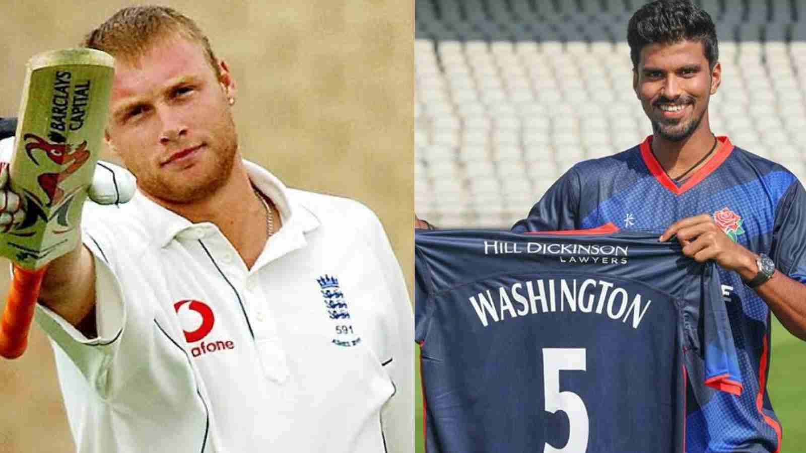 “I used to be Andrew Flintoff”- Washington Sundar recalls choosing Lancashire on Playstation ahead of debut