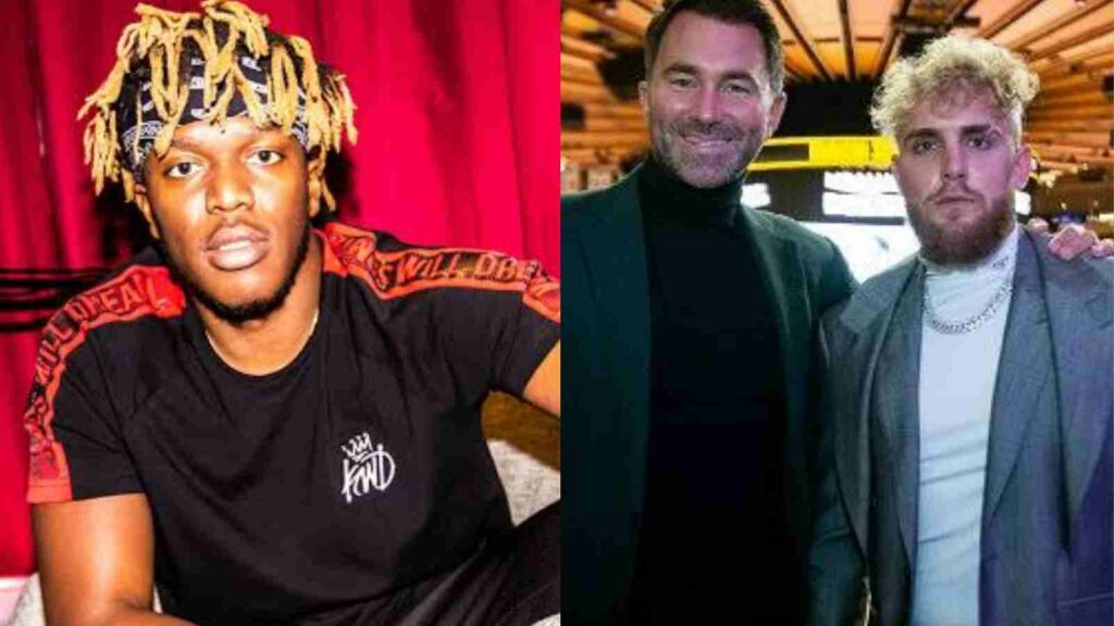 KSI Eddie Hearn Jake Paul 