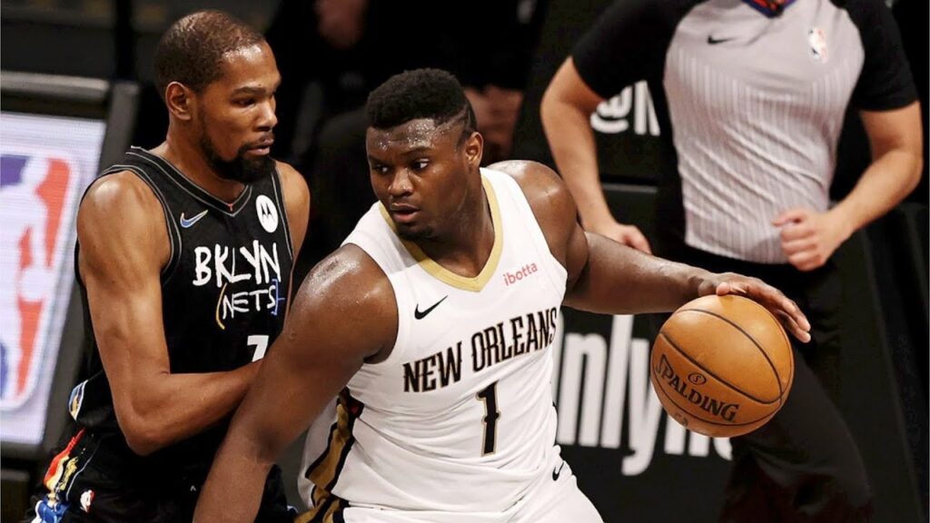 Kevin Durant and Zion Williamson