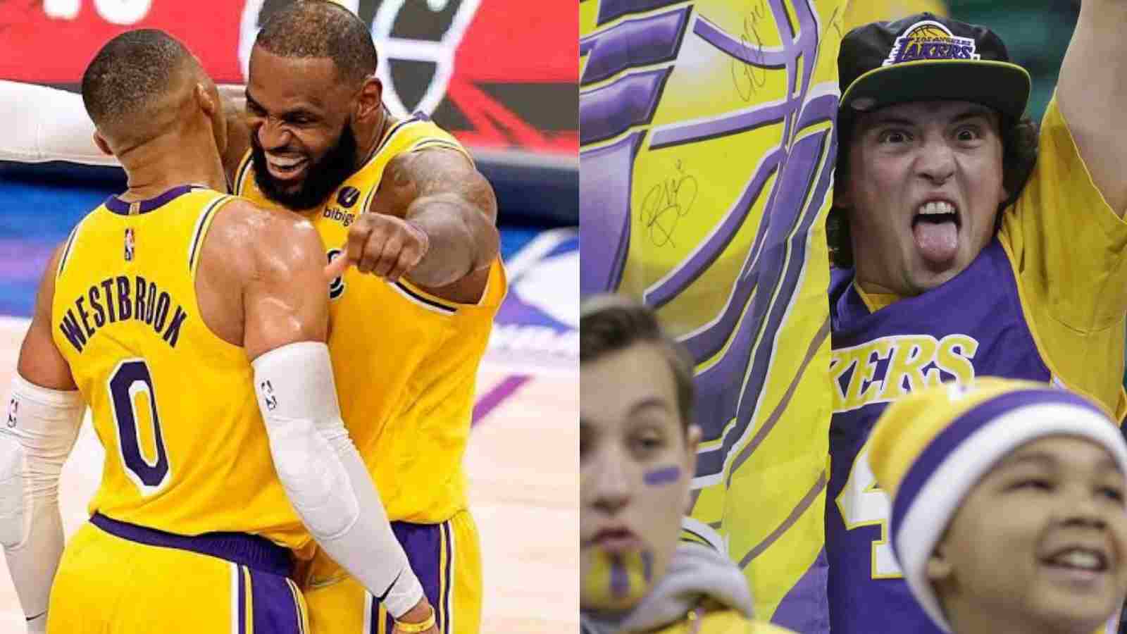 “Officially given up on 2022-23 season” Lakers fans heartbroken after LeBron James and Anthony Davis ‘commit’ to work with Russell Westbrook