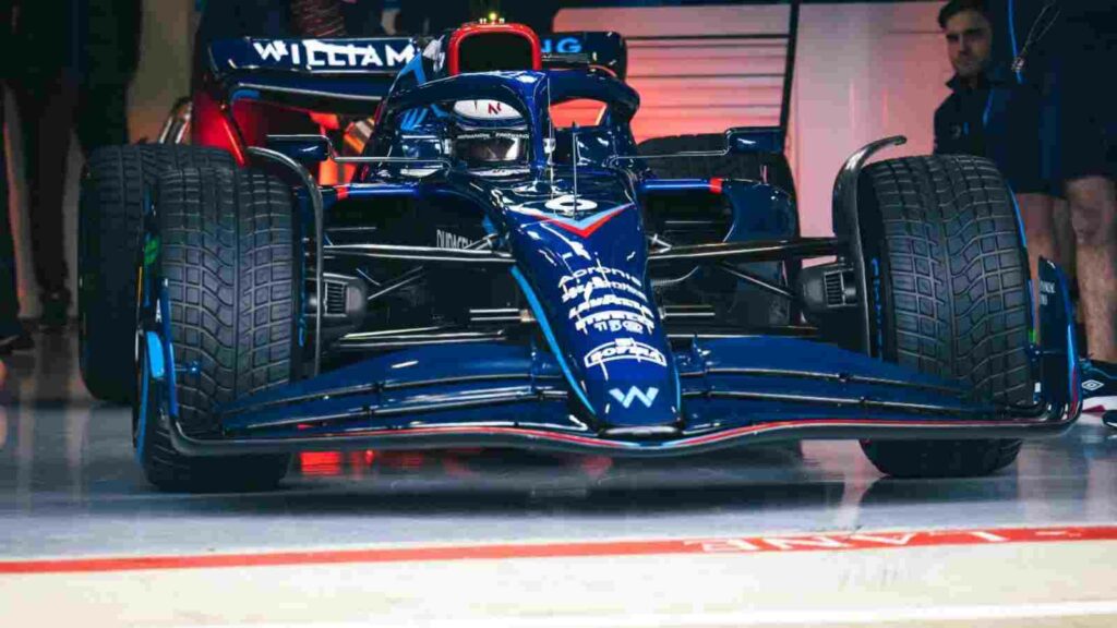 Nicholas Latifi in his Williams