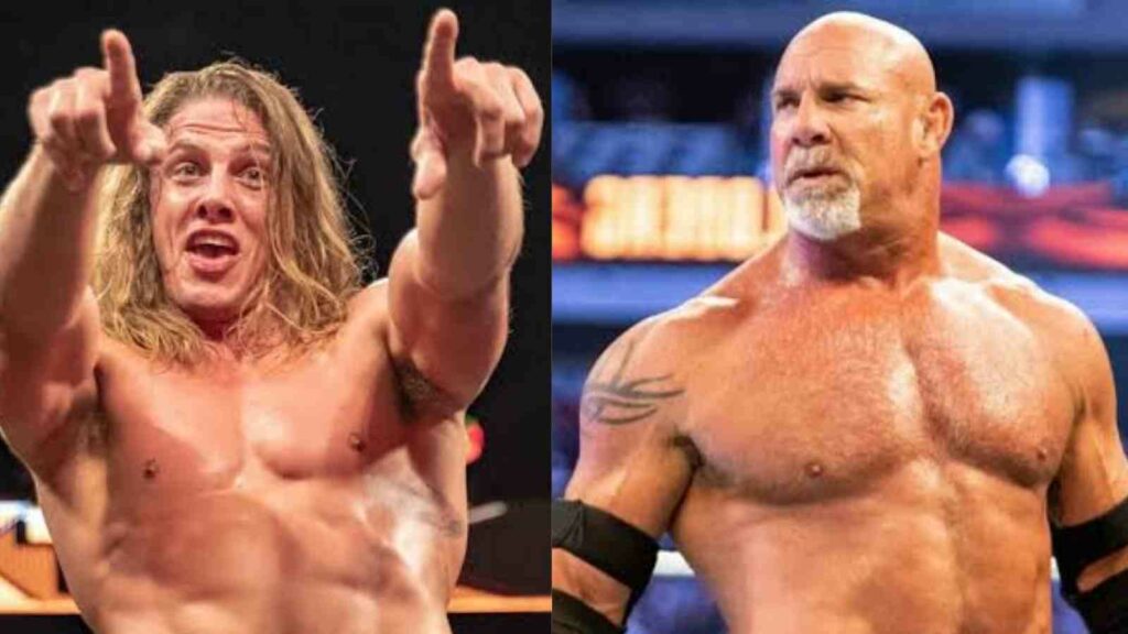 Matt Riddle and Goldberg had intense conversation