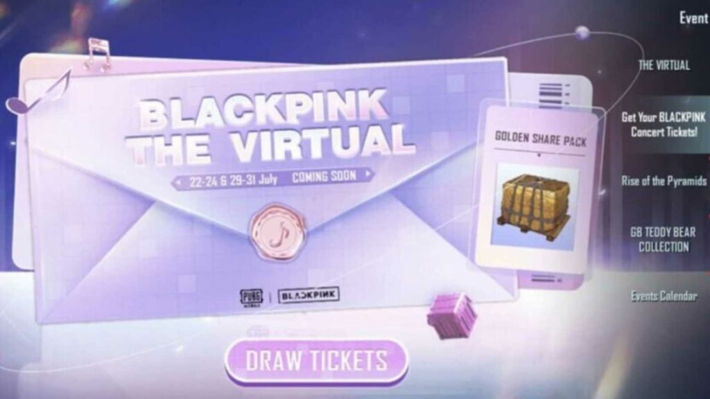 How to watch BLACKPINK 'The Virtual' concert in PUBG Mobile?