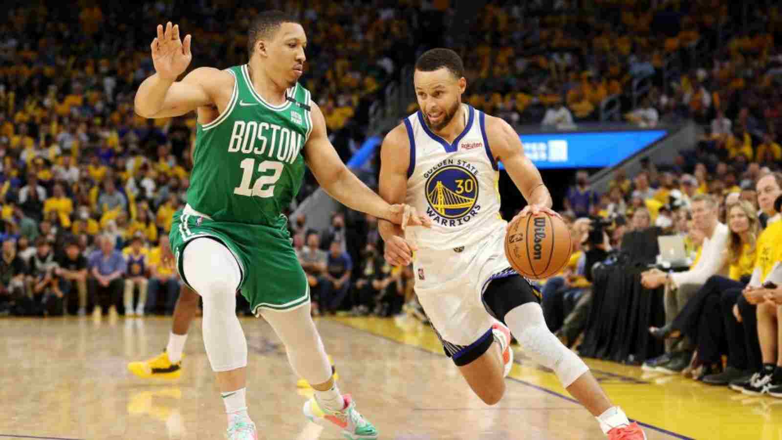 Stephen Curry vs the Celtics in 2022