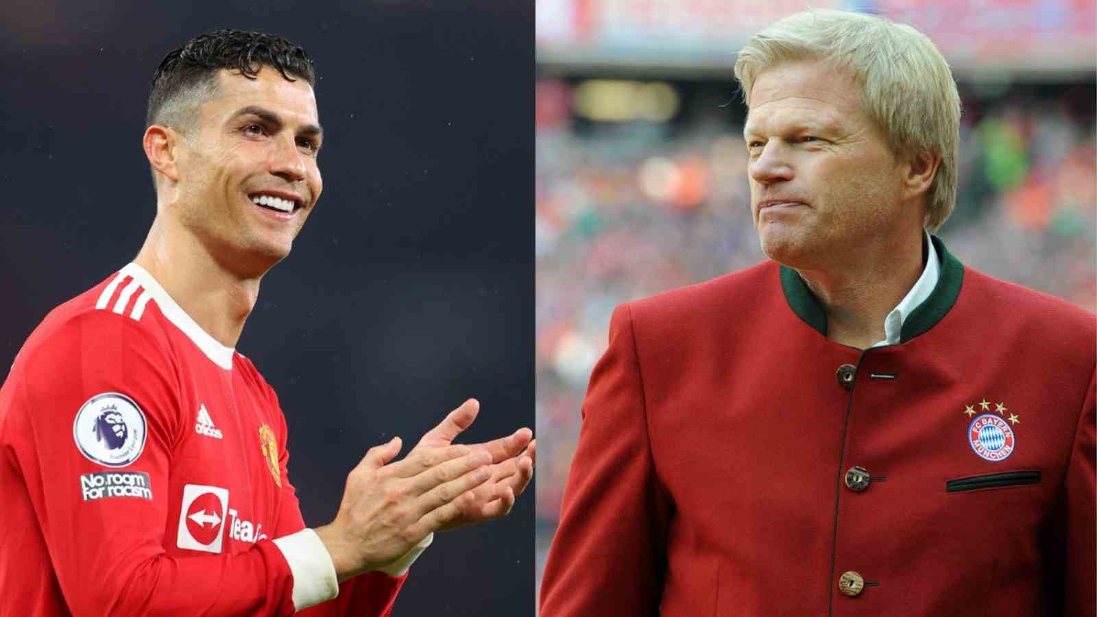 Bayern Munich’s CEO Oliver Kahn refuses to make a U-turn on Cristiano Ronaldo’s move, hinting the Portuguese could join the German club