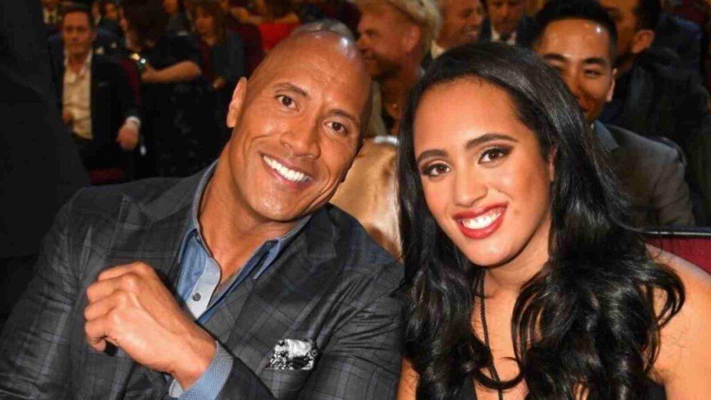 The Rock and Her Daughter