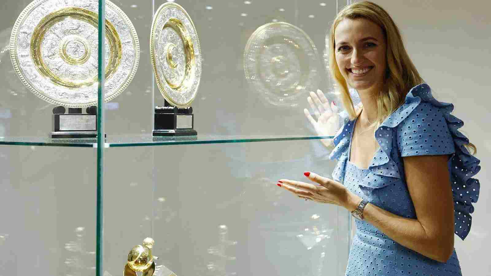 WATCH: Petra Kvitova honoured with a ‘Hall Of Fame’ museum showcasing her trophies and medals of illustrious career