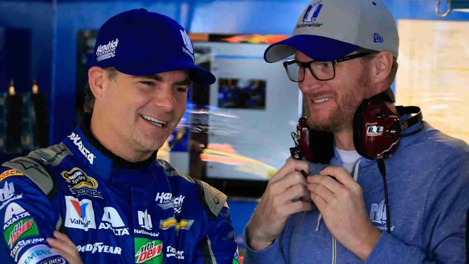 “Three-quarters of these fans were against me” When Jeff Gordon was pelted with beer cans by fans for beating Dale Earnhardt Jr. in Talledega