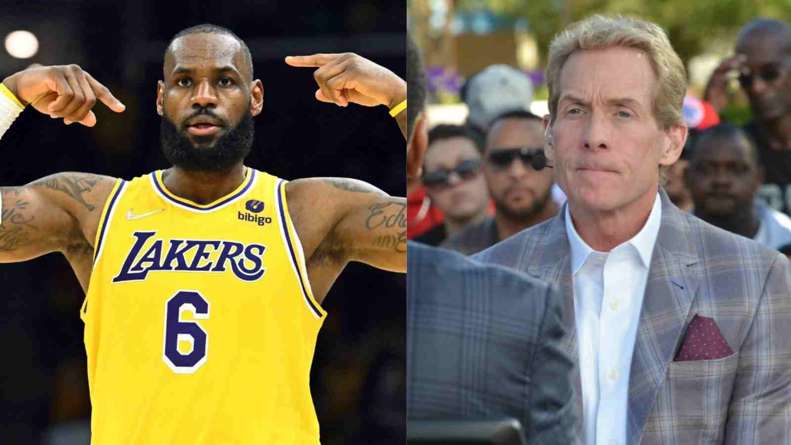 “He’d be a wall unto himself” Skip Bayless believes LeBron James could’ve been a Hall of Fame NFL player