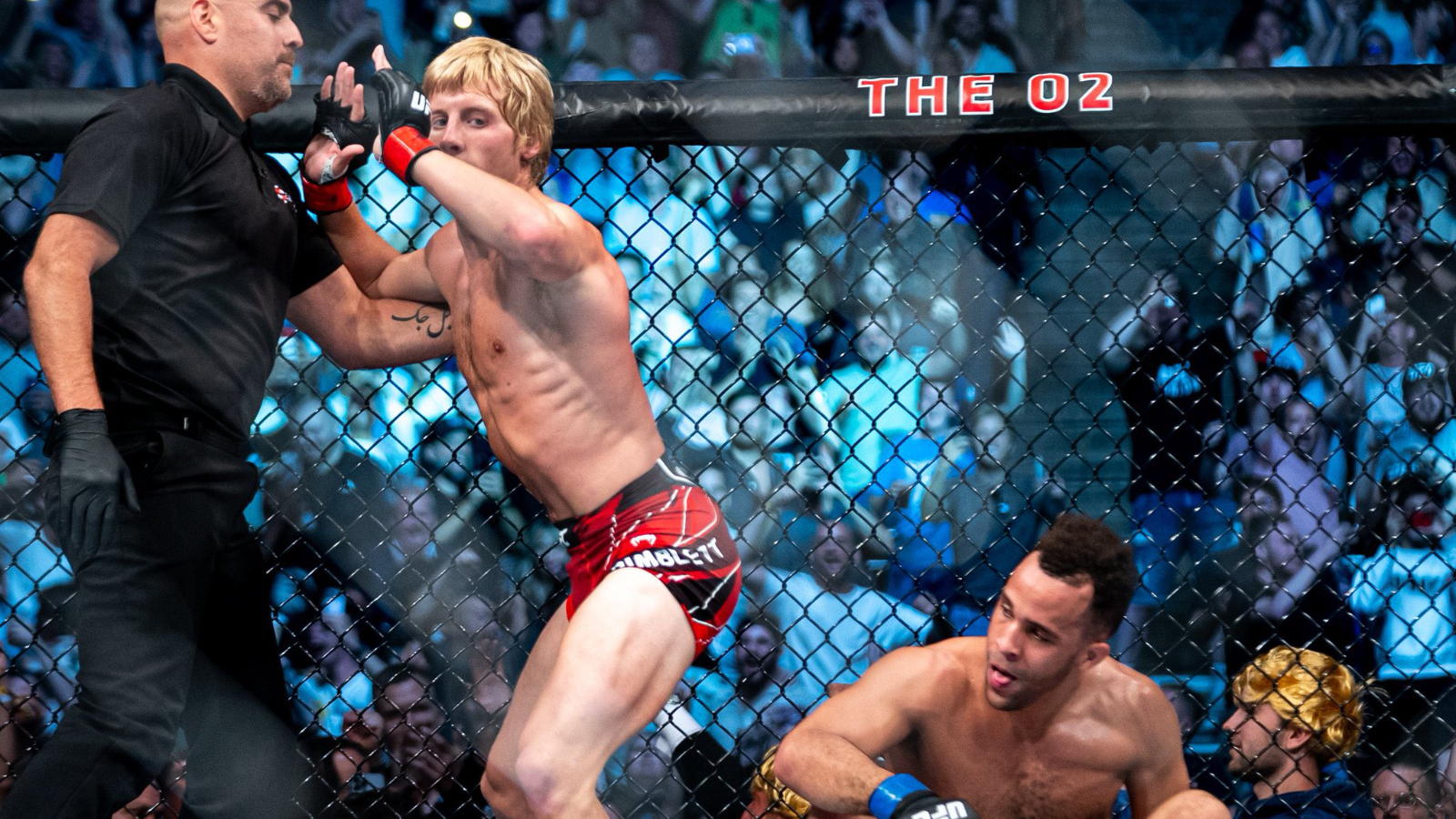 Paddy Pimblett “tea-bags” Jordan Leavitt after stunning submission at UFC London