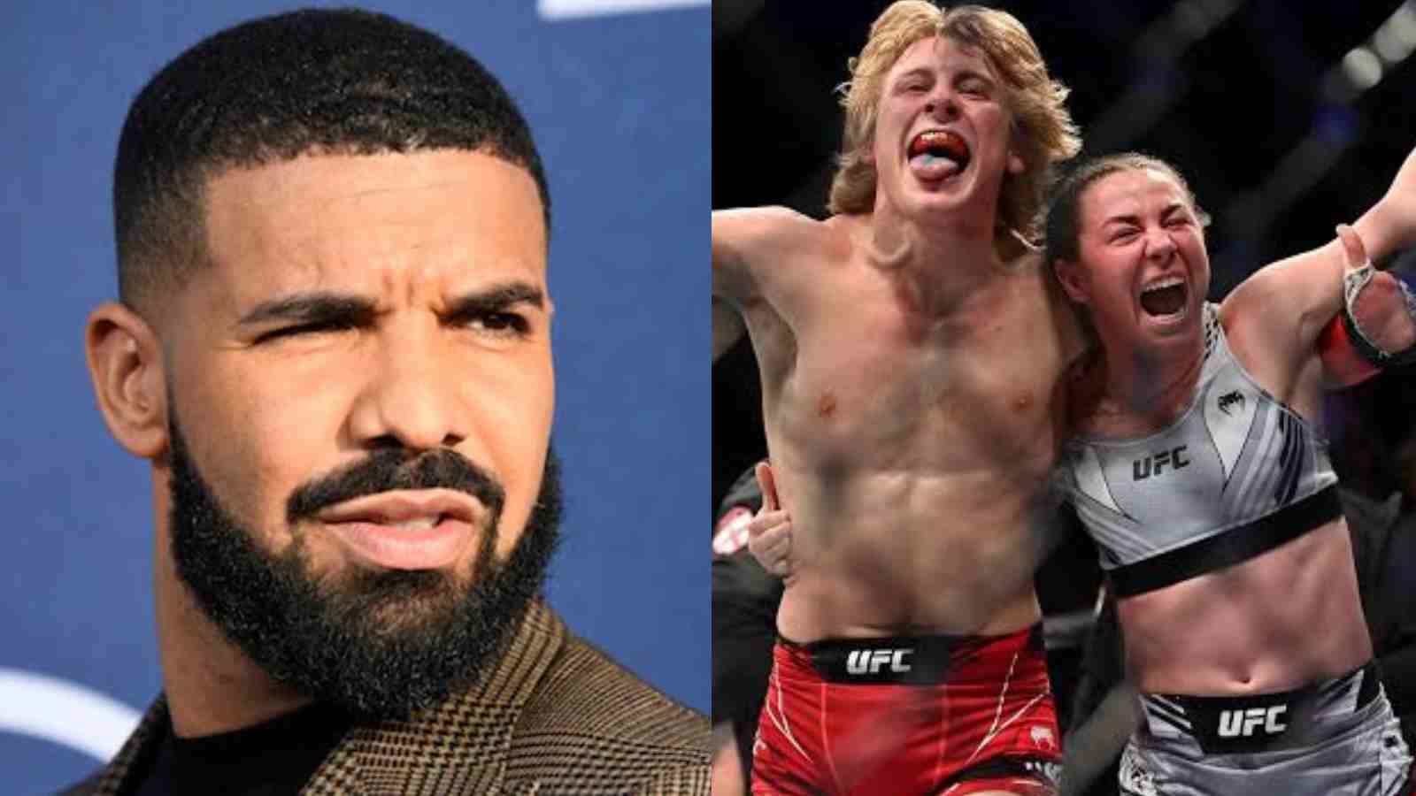 Fan reacts to Drake’s offers to purchase rolex timepieces Paddy Pimblett and Molly McCann after winning a wager on their fights at UFC London