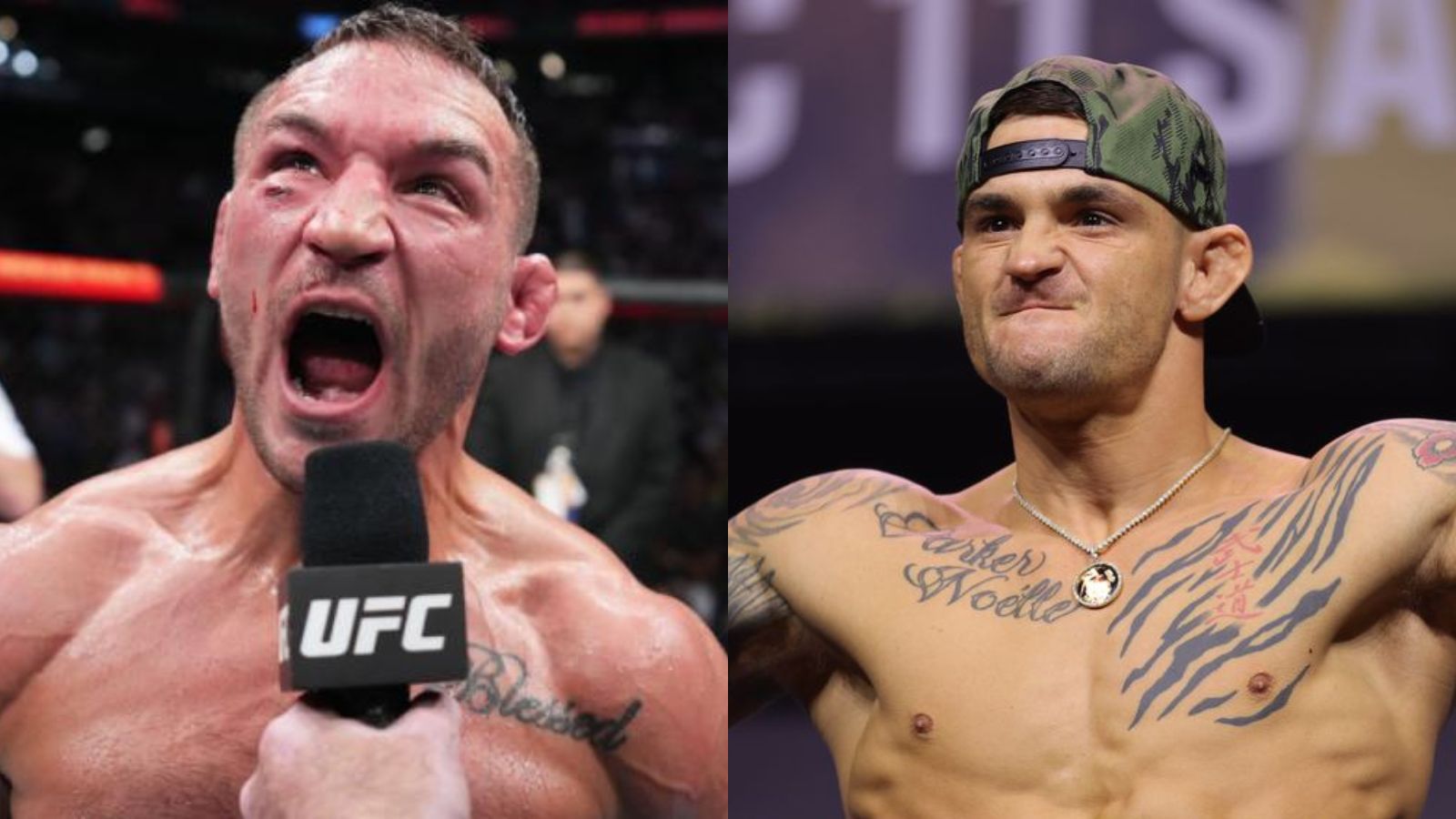 “He’s thirsty for a fight ,” Michael Chandler details the altercation that went down with Dustin Poirier at UFC 276