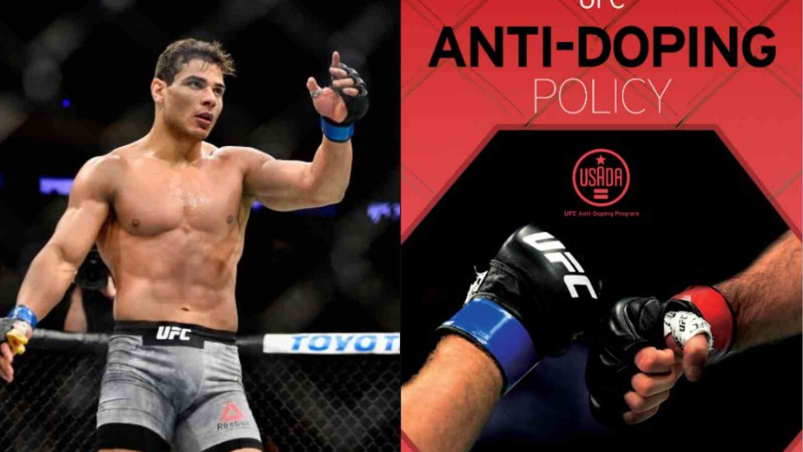 “Stealing my Urine” Paulo Costa jokingly accuses USADA of stealing his Urine Samples and selling them in a hilarious tweet