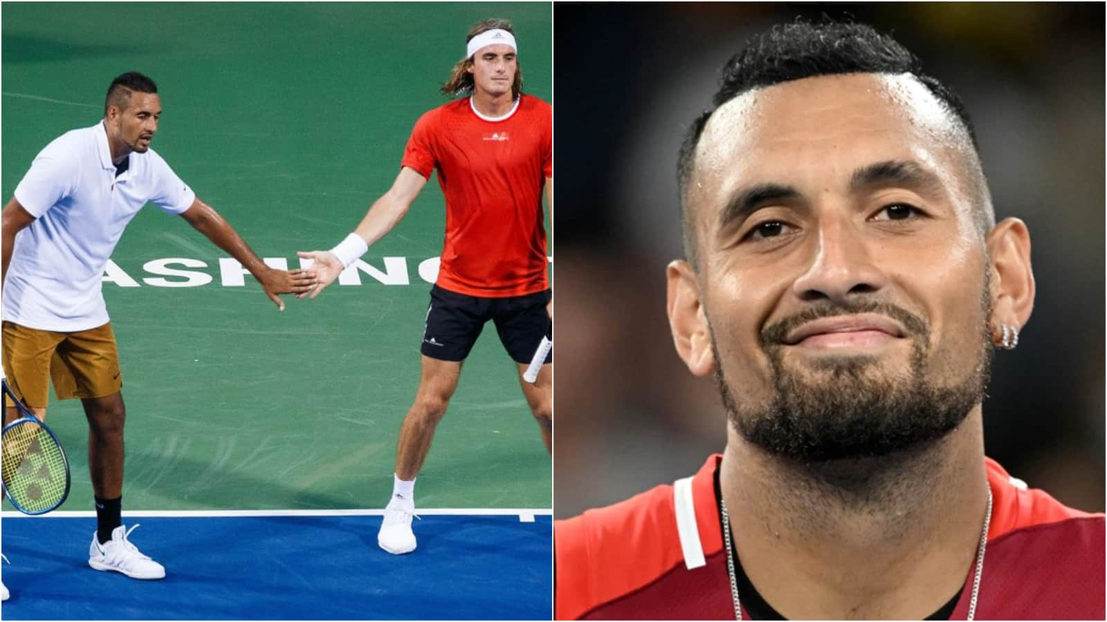 “I’ve had Stefanos Tsitsipas as a partner” Nick Kyrgios calls his former Doubles pairing with the Greek his worst ever