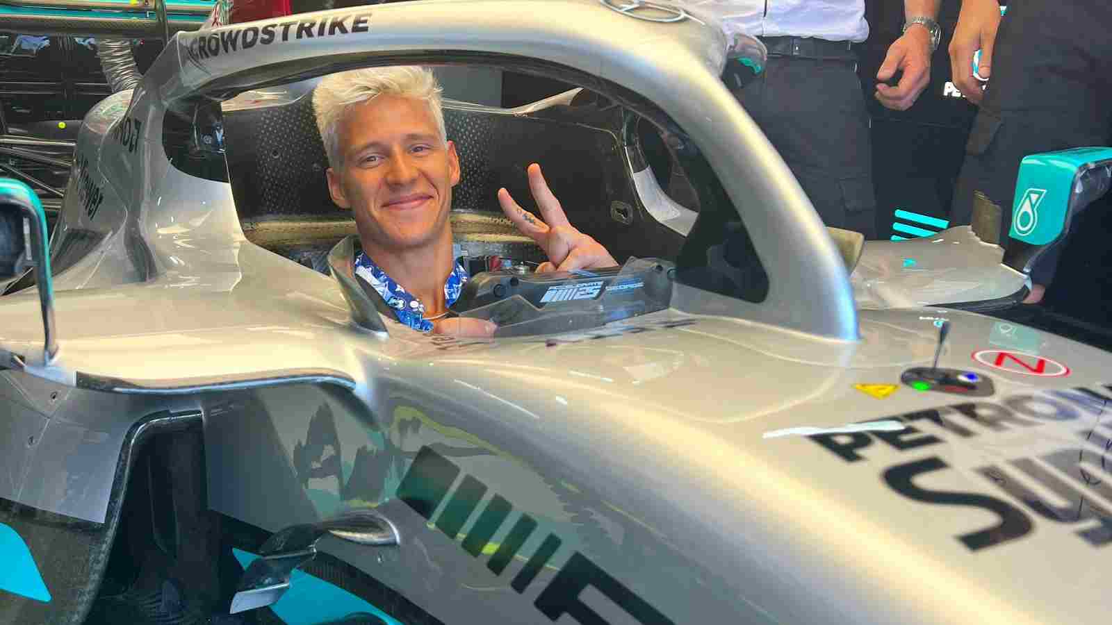 Fabio Quartararo joined the Mercedes F1 team as a guest for an exhilarating French GP