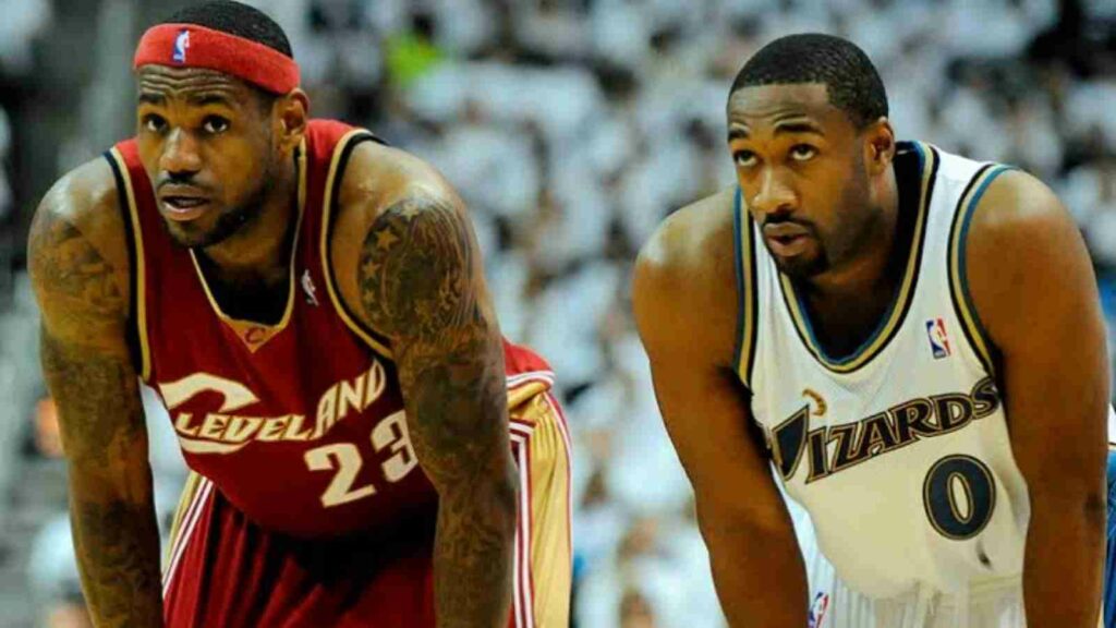 LeBron James and Gilbert Arenas