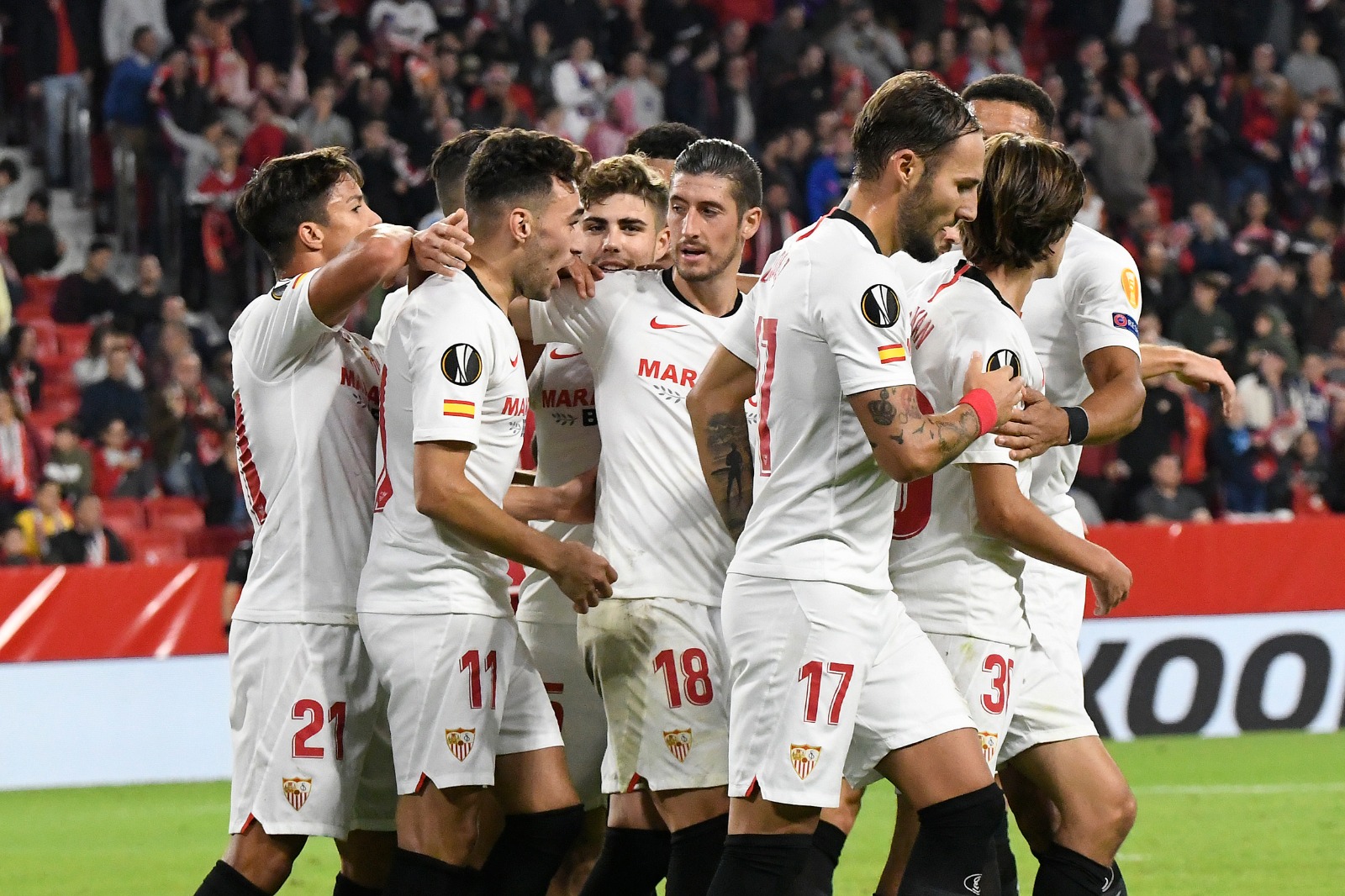 WATCH: Sevilla FC players spotted taking the Kai Havertz chalenge during training