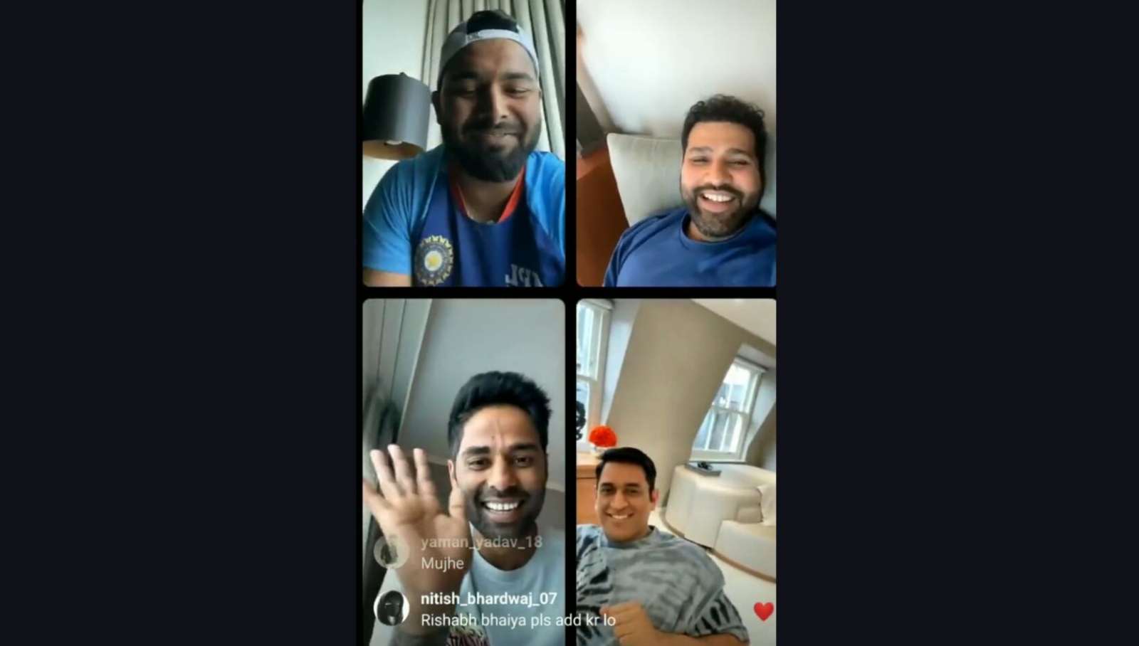 WATCH: ‘Bhaiya ko thodi der rakho’- MS Dhoni shuts phone when Rishabh Pant tries to drag him into Insta live