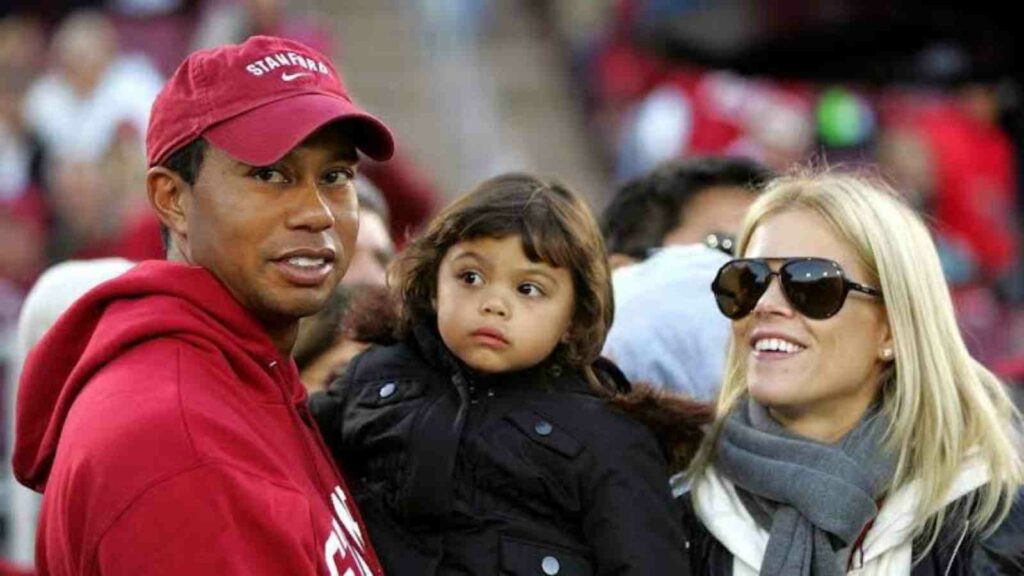 Elin Nordegren and Tiger Woods