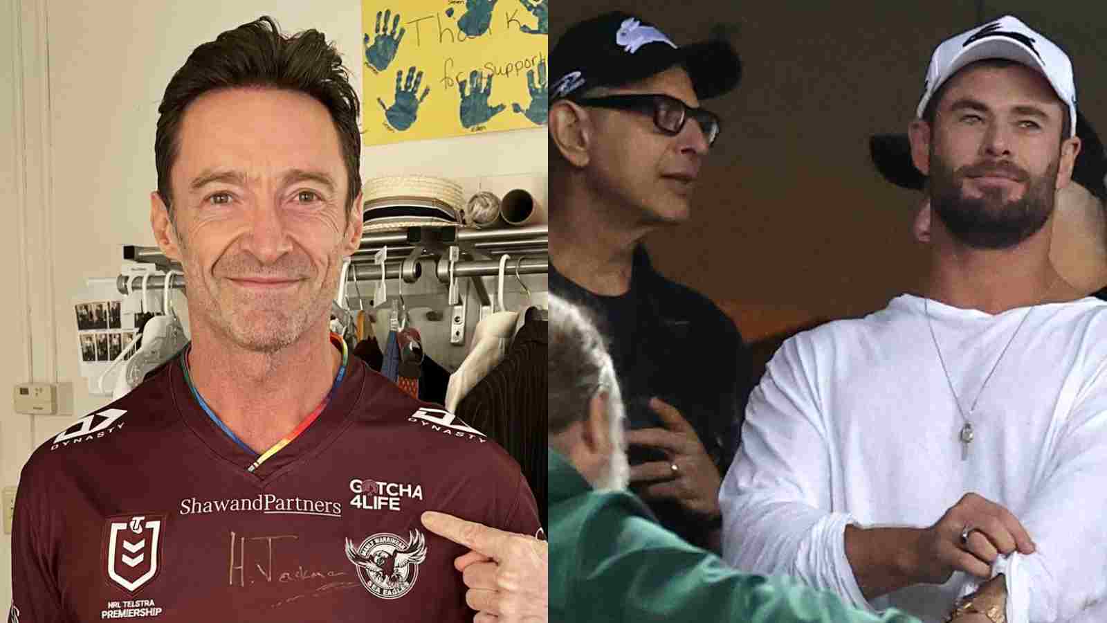 “Strong in their beliefs and convictions” – Australian stars Hugh Jackman, Chris Hemsworth shows support for LGBTQIA+ in Manly Sea Eagles’ pride jersey