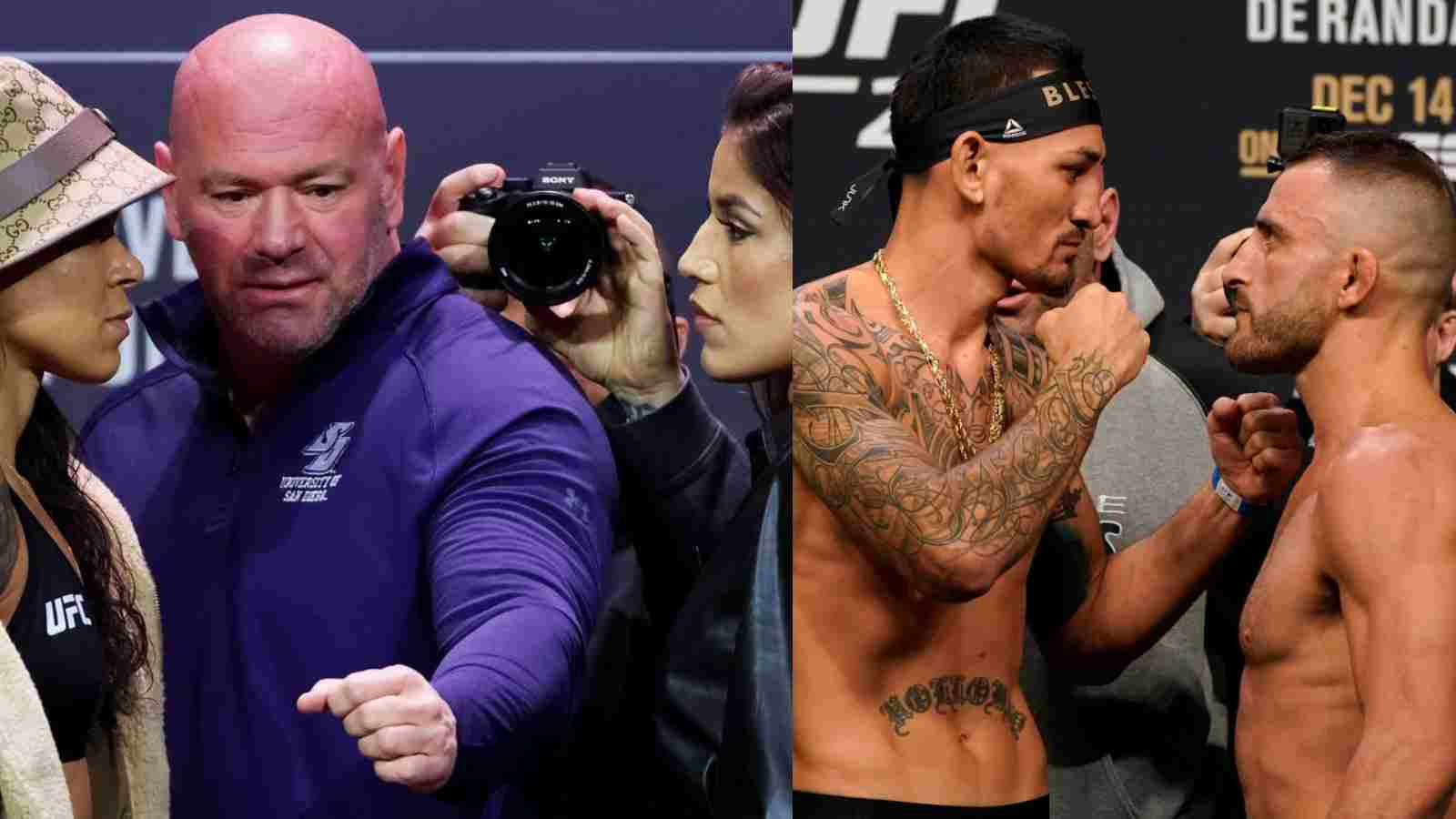 “The way the public will perceive it “- Dana White draws parallels between the Alexander Volkanovski vs Max Holloway and Julianna Peña vs Amanda Nunes rivalries