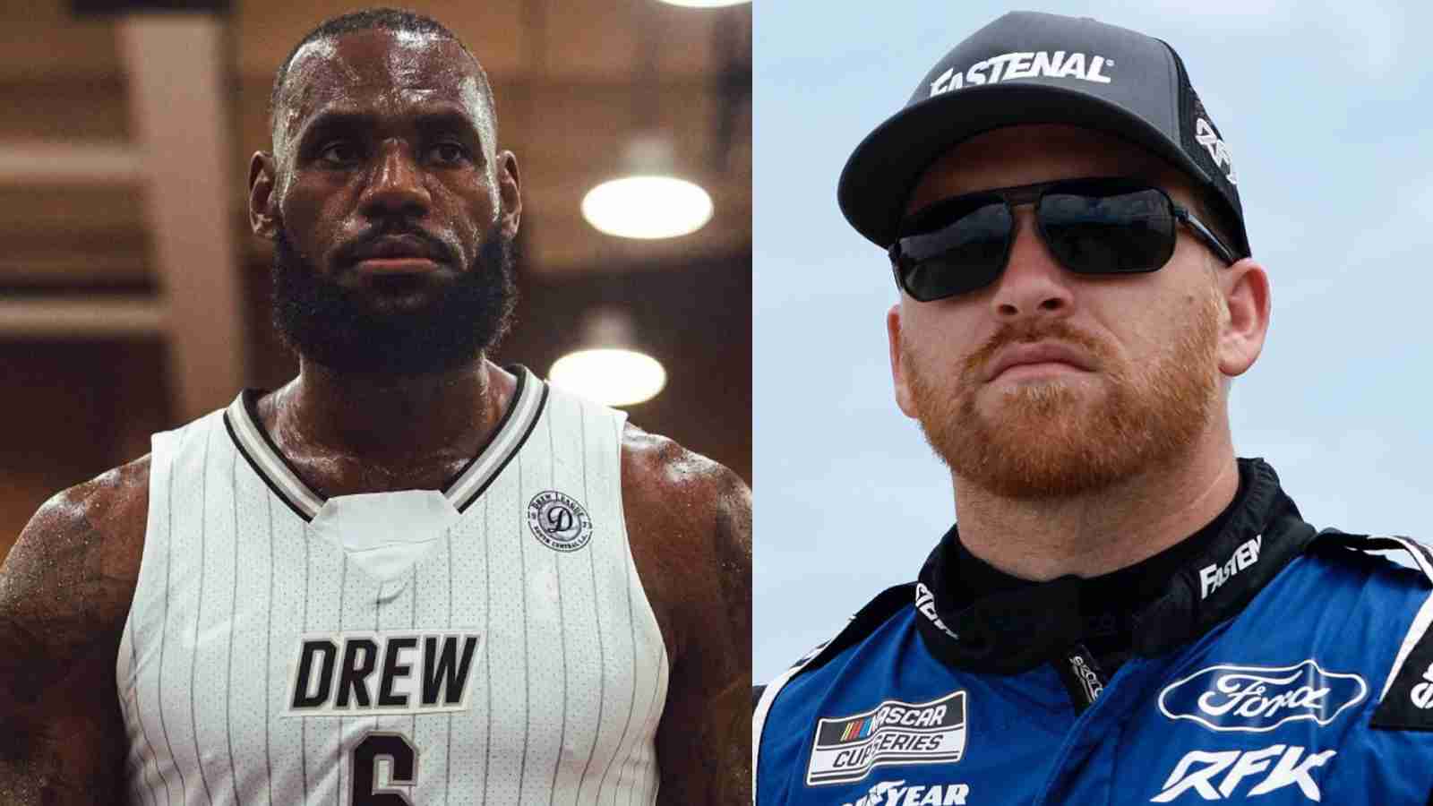 “Gotta do what MJ does smh” NASCAR Twitter reacts to LeBron James Family Foundation featuring in Chris Buescher’s car at Michigan cup race