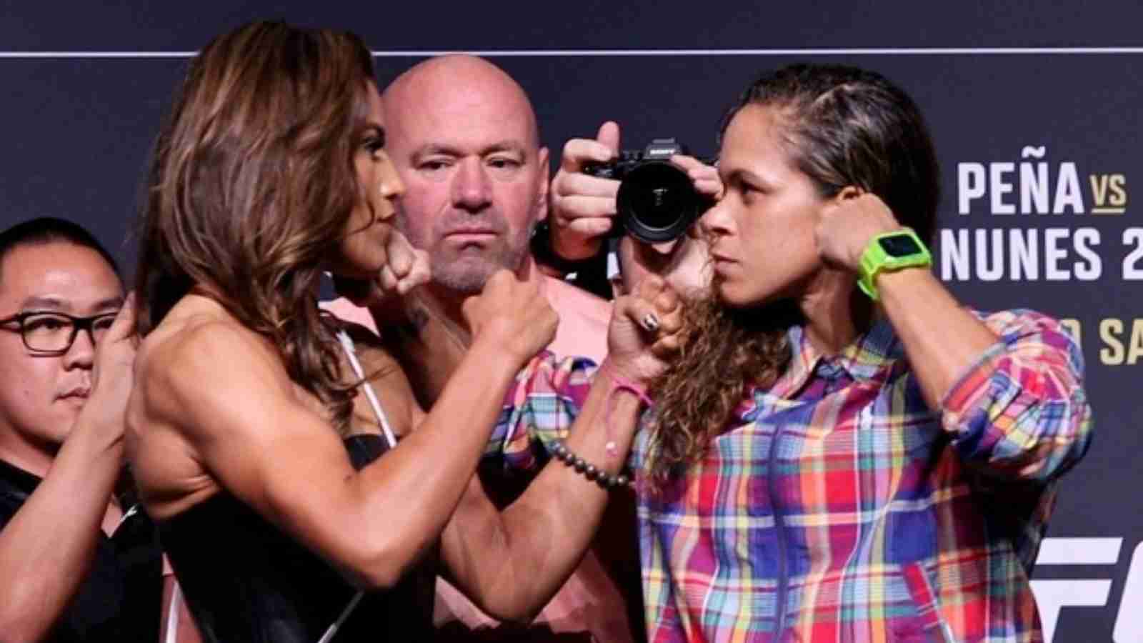 “That’s what you said last time” – Julianna Pena clowns Amanda Nunes for calling herself the “only lion” at UFC 277