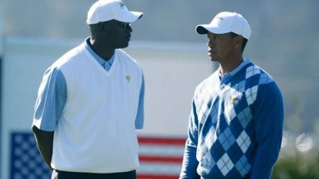 Michael Jordan and Tiger Woods