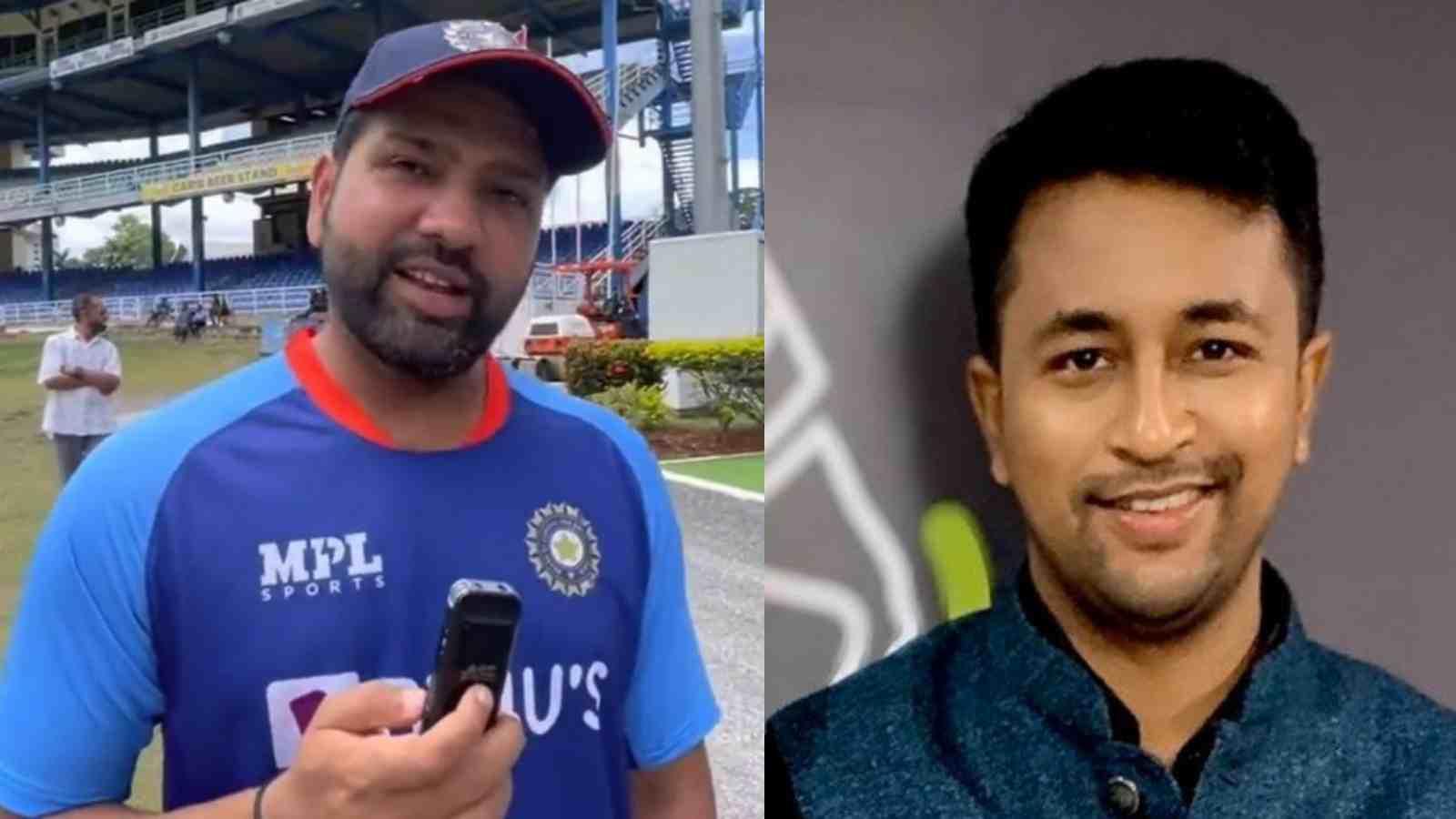 WATCH: “Pragyan aaj kal commentary karne laga kya?”- Rohit Sharma’s epic reaction when asked about Pragyan Ojha’s remark on Dhawan