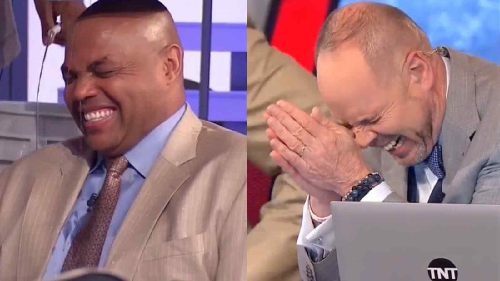 “Barkley is a dumba**” Inside the NBA bursts out laughing as Ernie Johnson pranked Charles Barkley on LIVE TV