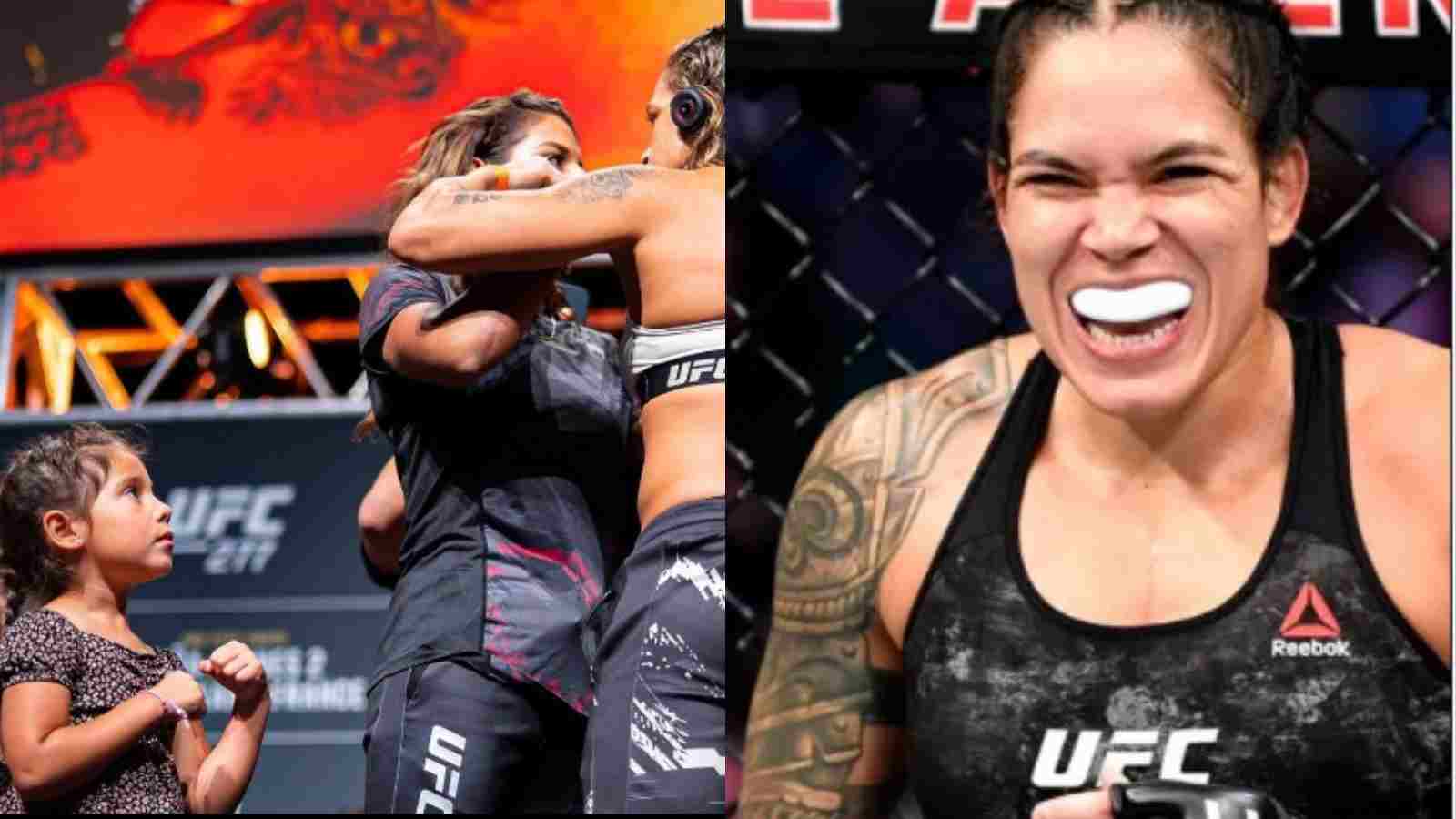 “You and Me Nunes” Fans react to Julianna Pena’s daughter’s adorable face-off against Amanda Nunes alongside her mother