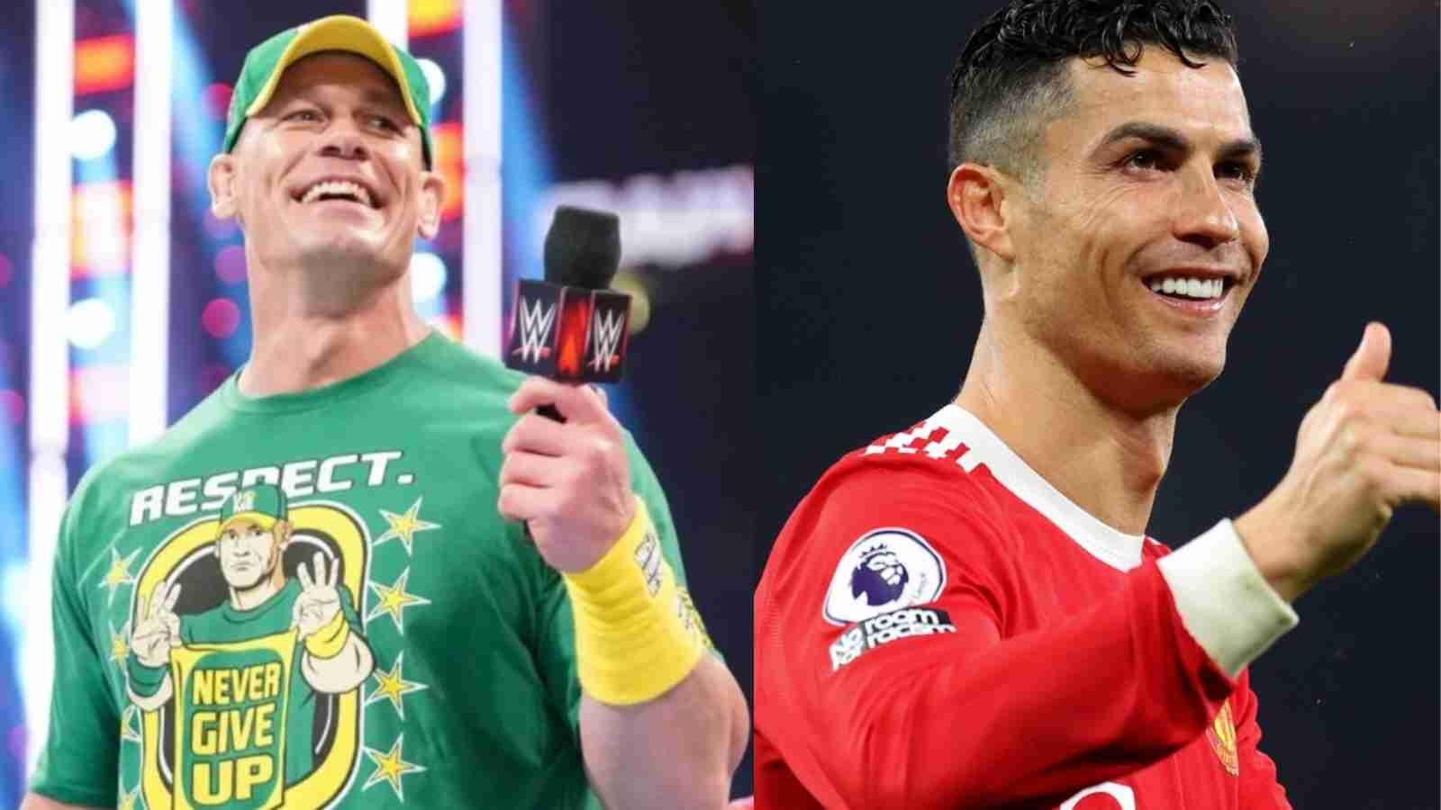 “If I had to name some famous footballers”- When John Cena revealed that Five-time Ballon d’Or award winner Cristiano Ronaldo is his favorite Footballer