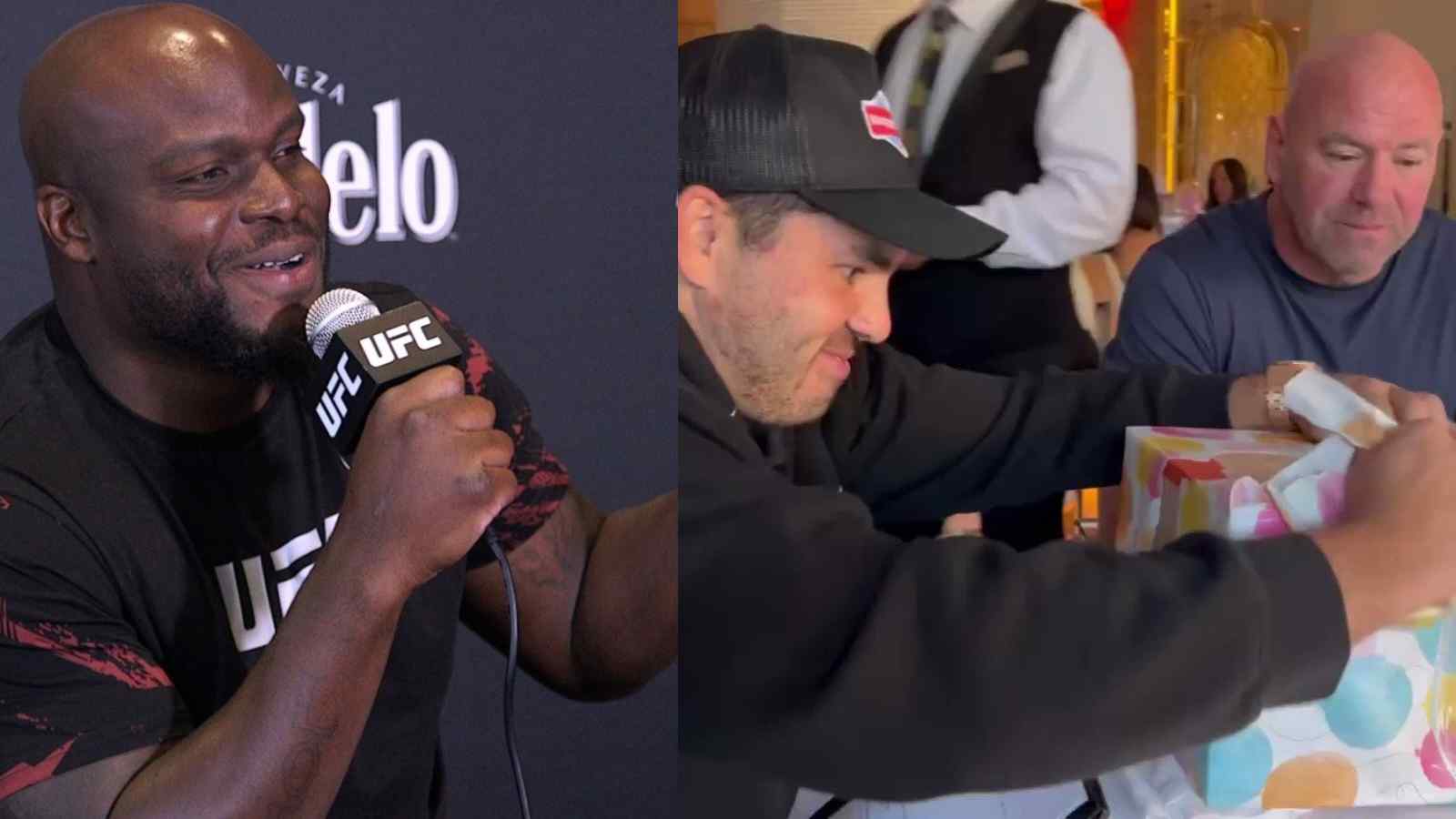 “I was jealous” – Derrick Lewis reacts to Dana White gifting NELK boy $250,000