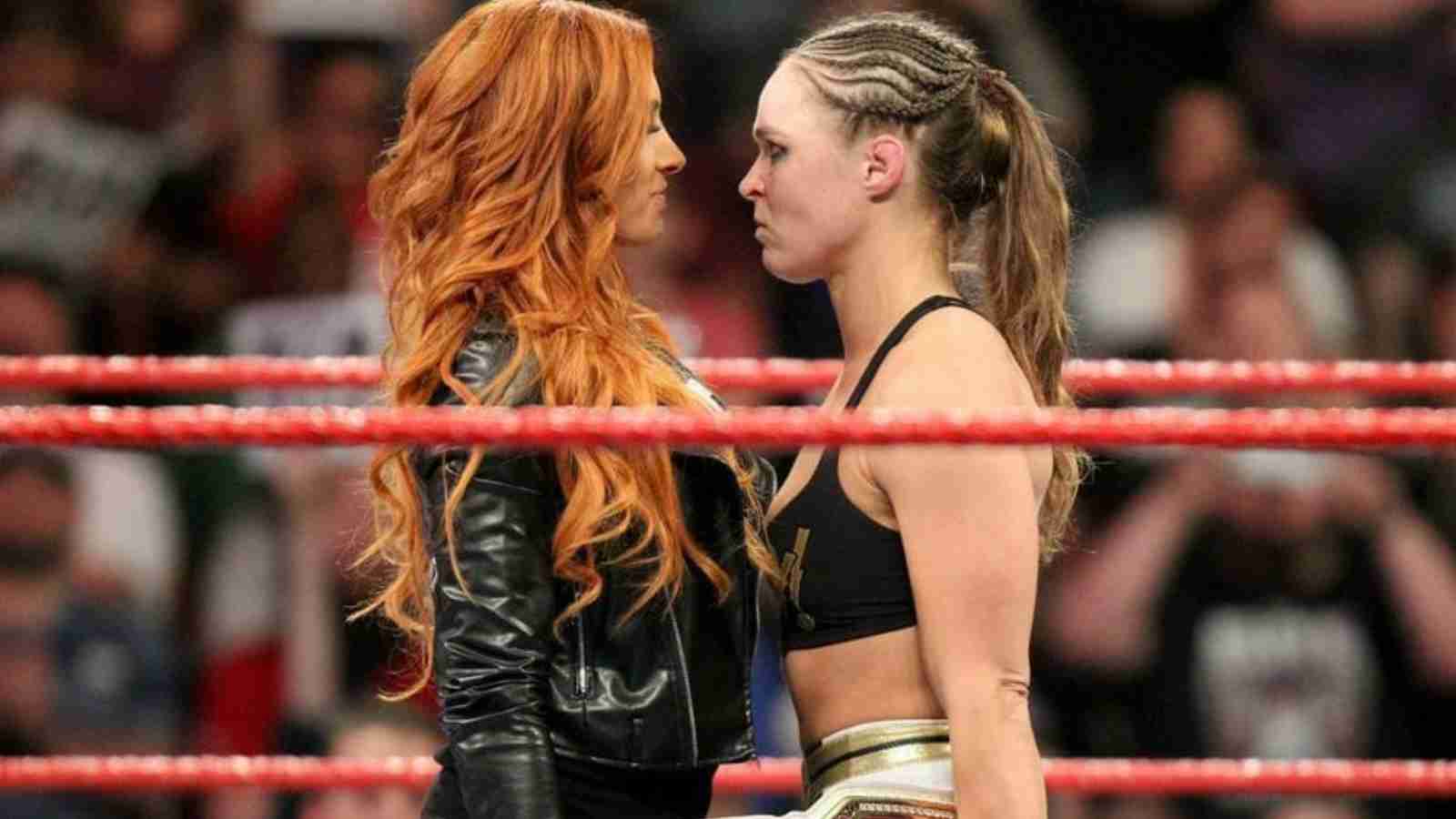 “Wouldn’t mind slapping the head off Ronda Rousey”- When Becky Lynch made a scintillating claim about the Baddest Woman on the Planet