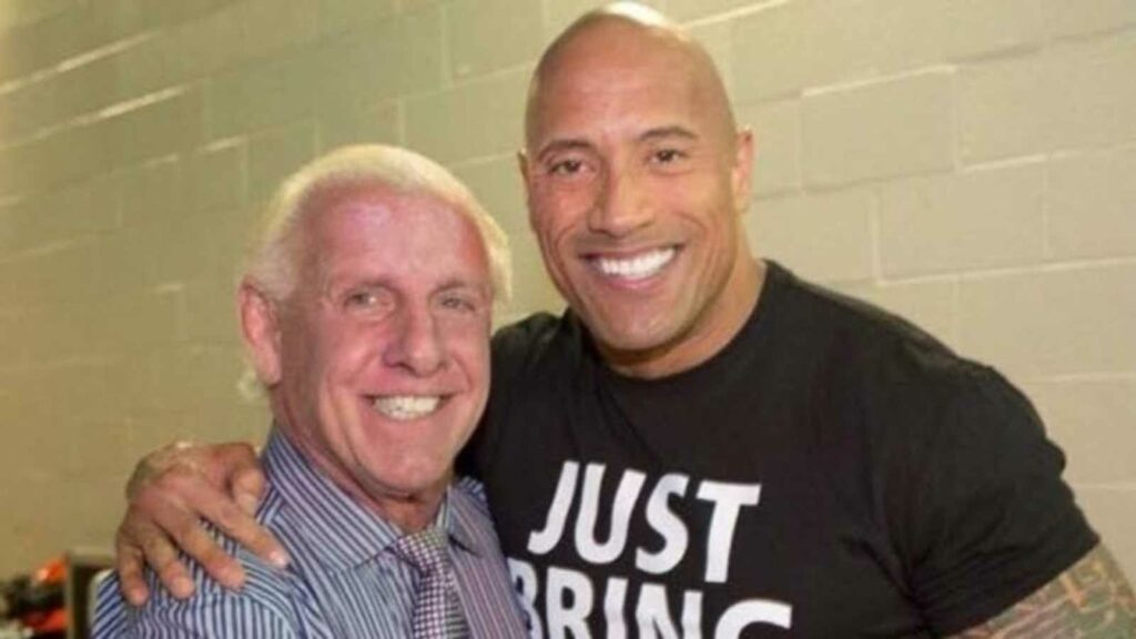 The Rock expresses his feelings for Ric Flair