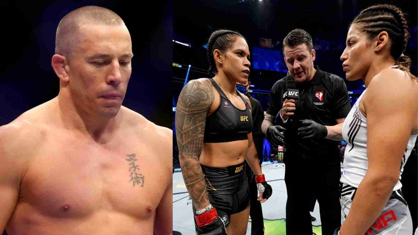 “Maybe she can come better than she was”- George St-Pierre believes Amanda Nunes has a chance to redeem herself by avenging against Juliana Peña