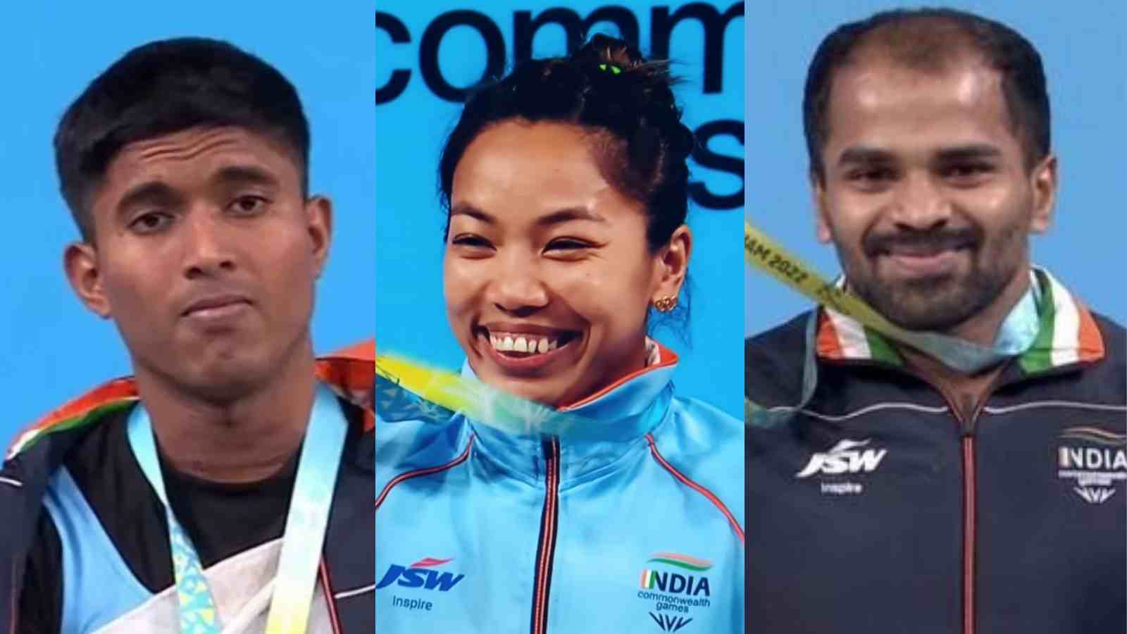 Magical Mirabai wins gold, Sanket and Gururaja win silver and bronze respectively