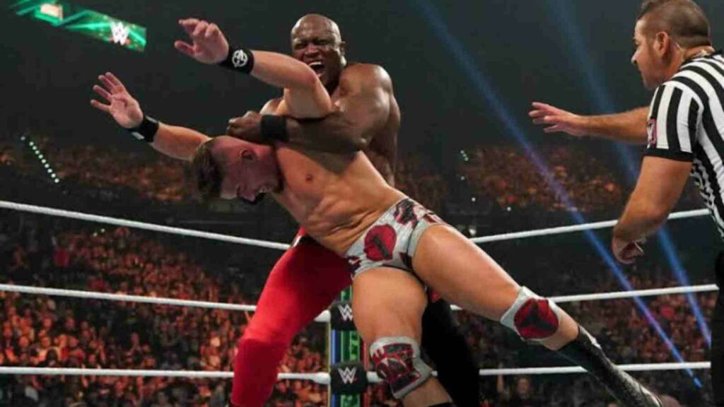 Bobby Lashley defends his title against Theory