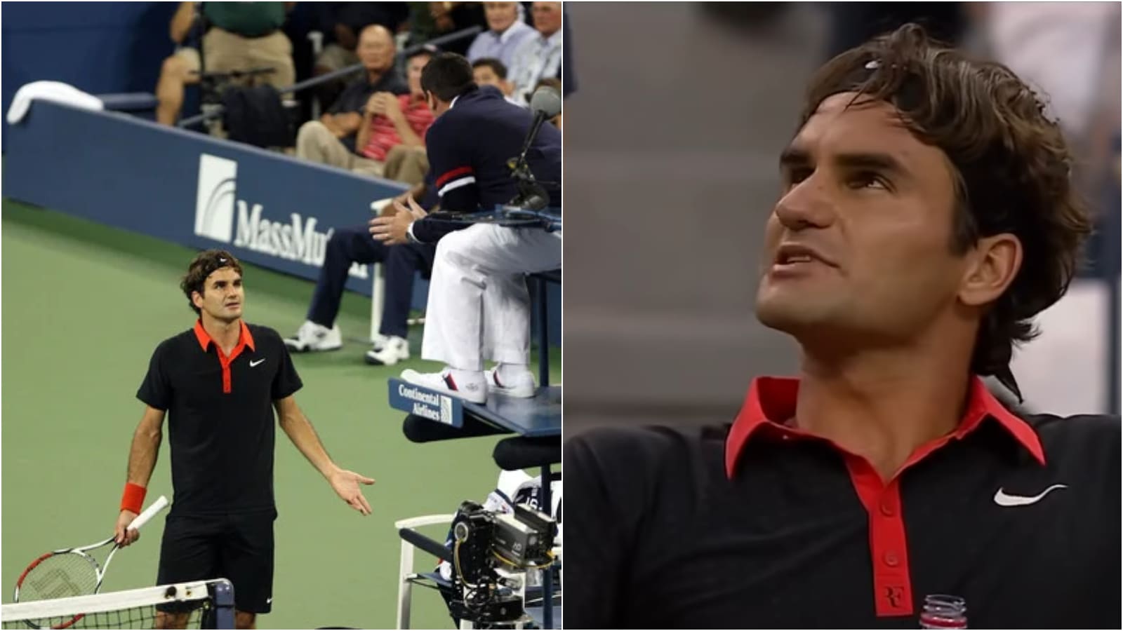 “Don’t f*****g tell me the rules” When Roger Federer lost his cool in the 2009 US Open finals and accused the chair umpire of bias toward Juan Martin del Potro