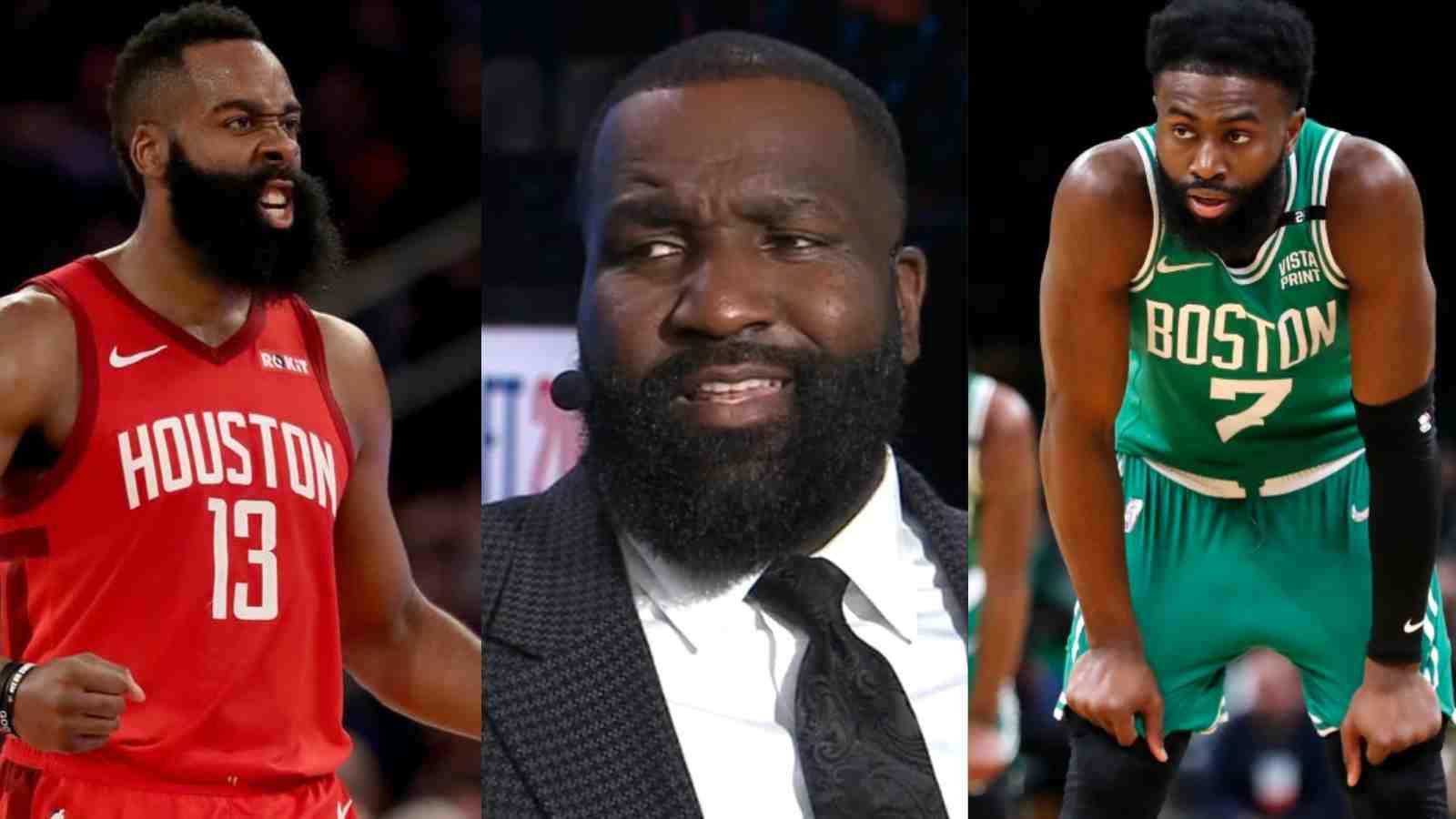 “He ain’t trading” Kendrick Perkins makes bold claim on Jaylen Brown and James Harden trade