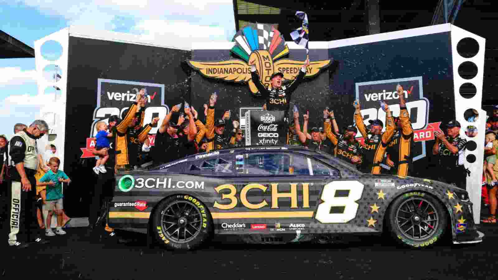 “The right man won today, Get Ross out of the Cup” NASCAR Twitter reacts to Tyler Reddick’s wild win at Indianapolis Motor speedway