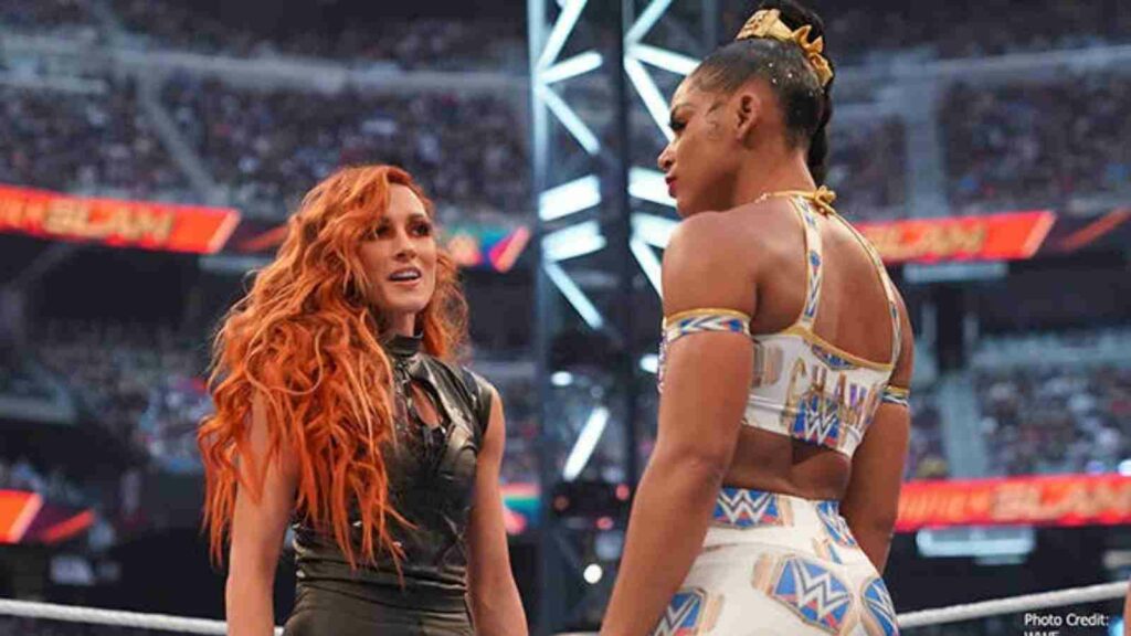 Bianca Belair and Becky Lynch